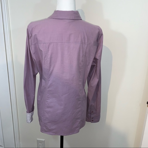 Blouse with pinstripe detailing on inner cuff - Picture 4 of 13